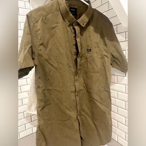 Men’s size Large RVCA button up short sleeve